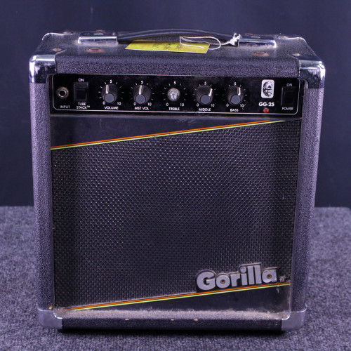 Vist Large View of Product Image Which is Used Gorilla GG-25 PRACTICE AMP 1 x 8 Solid State Amplifier 1 x 8