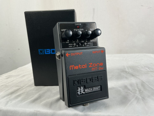 Vist Large View of Product Image Which is Used Boss MT-2W METAL ZONE WAZA CRAFT Distortion Pedal