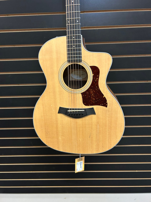 Vist Large View of Product Image Which is Used Taylor 214CE Acoustic Guitar Natural