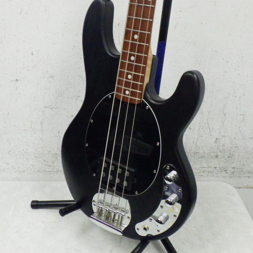 Vist Large View of Product Image Which is Used Sterling by Ernie Ball SUB SERIES STINGRAY Bass Guitar Black 4-String