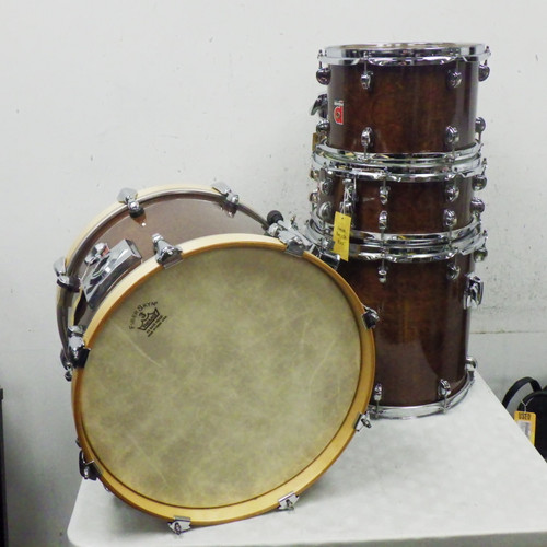 Vist Large View of Product Image Which is Used Premier 4PC 1990 PREMIER DRUM KIT Drum Shells and Hardware Wood