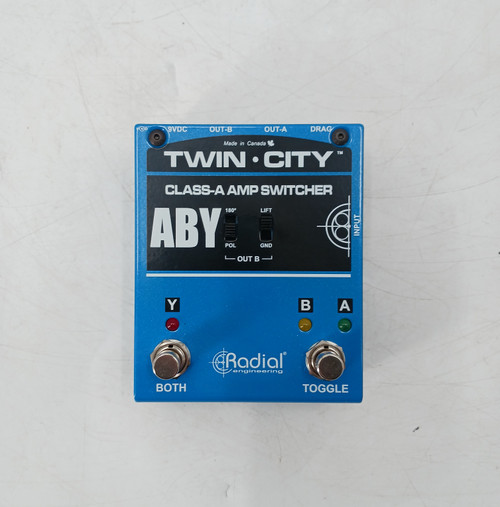 Vist Large View of Product Image Which is Used Radial TWIN CITY ABY CLASS A AMP SWITCHER A/B/Y Switch