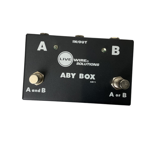 Vist Large View of Product Image Which is Used Live Wire ABY BOX Guitar Accessory