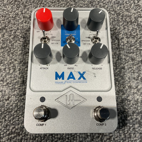 Vist Large View of Product Image Which is Used UNIVERSAL AUDIO MAX PREAMP/DUAL COMP Guitar Pedal
