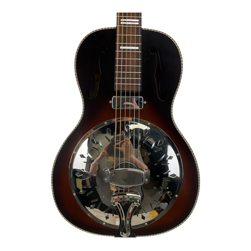 Vist Large View of Product Image Which is Used Recording King RPH-R2-E-BRB Laminate Top Acoustic Guitar Tobacco Sunburst