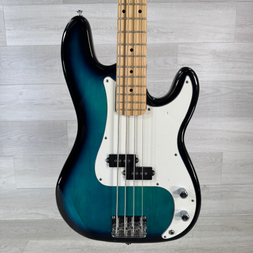 Vist Large View of Product Image Which is Used California 4-string Bass Guitar - Blue