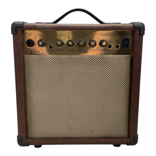 Vist Large View of Product Image Which is Used Urban KU-28 15w Practice Amp 1 X 5 Solid State Amplifier 1 X 5