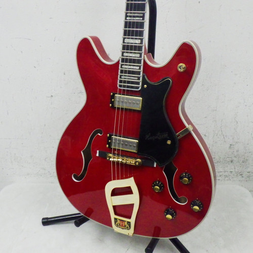Vist Large View of Product Image Which is Used Hagstrom 67 VIKING II Semi-Hollow Electric Guitar Red 6-String