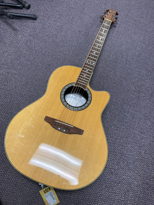 Vist Large View of Product Image Which is Used Ovation CC057 Laminate Top Acoustic Guitar Natural