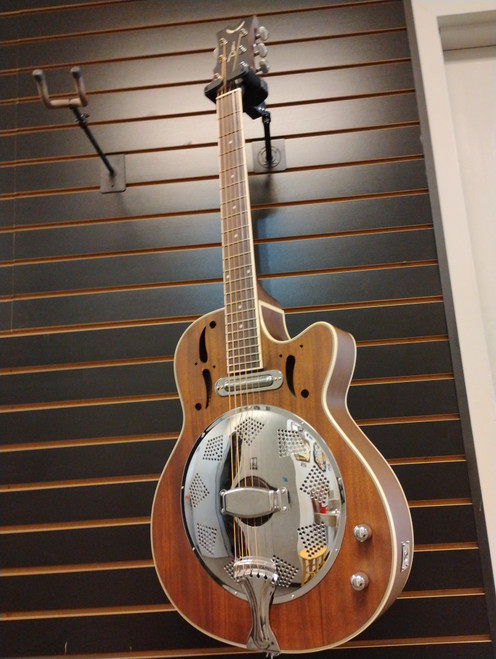 Vist Large View of Product Image Which is Used Dean RESONATOR CUTAWAY ELECTRIC Acoustic Guitar Wood