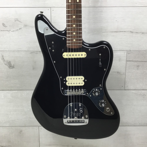 Vist Large View of Product Image Which is Used Fender Player Jaguar HS Offset Double Cutaway Electric Guitar Black