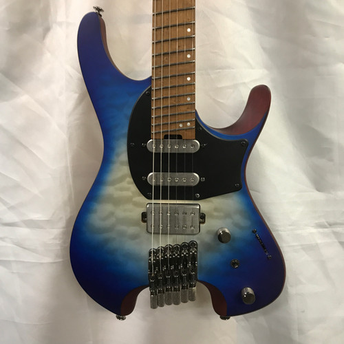 Vist Large View of Product Image Which is Used Ibanez QX54QM Electric Guitar Blue 6-String