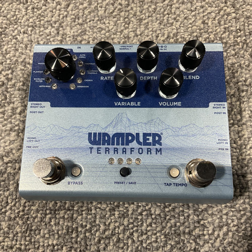 Vist Large View of Product Image Which is Used WAMPLER TERRAFORM Guitar Modulation Pedal