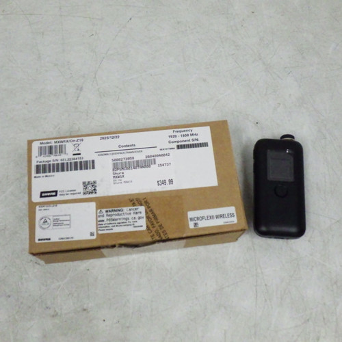 Vist Large View of Product Image Which is Used Shure MXW1X Microphone