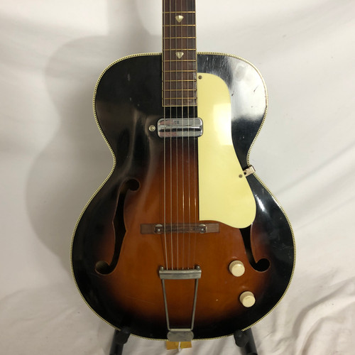 Vist Large View of Product Image Which is Used Kay PACER MODEL 6540 Vintage Electric Guitar Sunburst 6-String