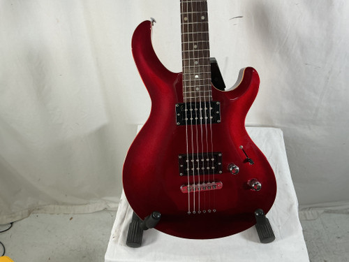 Vist Large View of Product Image Which is Used Anthem OFFSET STRING THROUGH ELECTRIC Offset Double Cutaway Electric Guitar Red 6-String