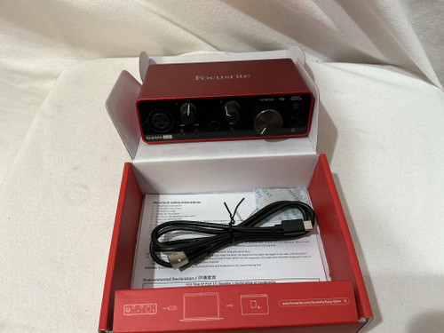 Vist Large View of Product Image Which is Used Focusrite SCARLETT SOLO Compact Recording Device