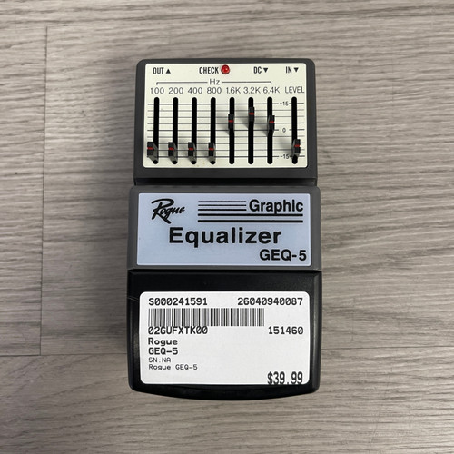 Vist Large View of Product Image Which is Used - Rogue GEQ-5 EQ Pedal