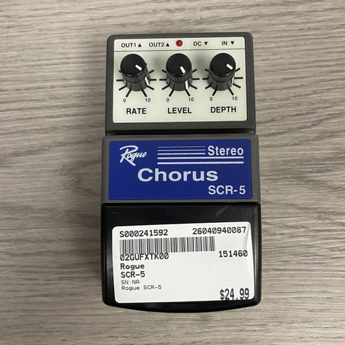 Vist Large View of Product Image Which is Used - Rogue SCR-5 Chorus Pedal