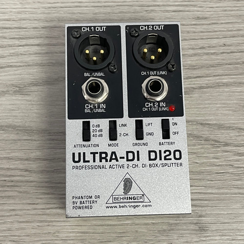 Vist Large View of Product Image Which is Used - Behringer ULTRA-DI DI20 Direct Box