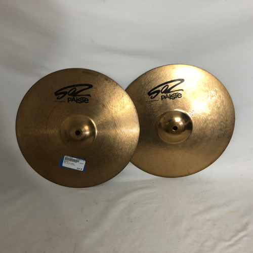 Vist Large View of Product Image Which is Used Paiste 502 13 HI HATS Vintage Hi Hat Cymbals 13"