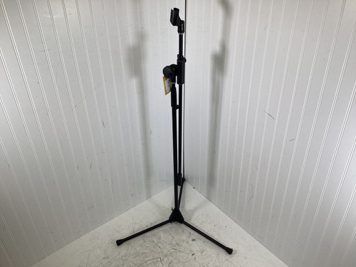 Vist Large View of Product Image Which is Used HVY DUTY TRIPOD MIC STAND W/BOOM Microphone Stand