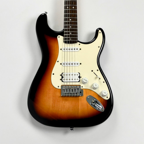Vist Large View of Product Image Which is Used Squier Bullet HSS Stratocaster Electric Guitar Sunburst 6-String