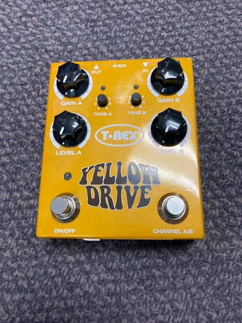 Vist Large View of Product Image Which is Used T-Rex Engineering YELLOW DRIVE Overdrive Pedal