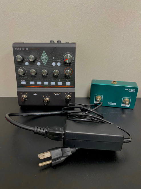 Vist Large View of Product Image Which is Used Kemper PROFILER PLAYER W/ FOOTSWITCH Floorboard Amp Modeling + FX