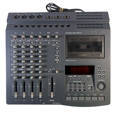 Vist Large View of Product Image Which is Used Tascam Portastudio 424 MKII 4-Track Cassette Recorder