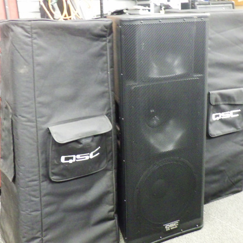 Vist Large View of Product Image Which is Used QSC KW 153 Powered Full Range Speaker Cabinet