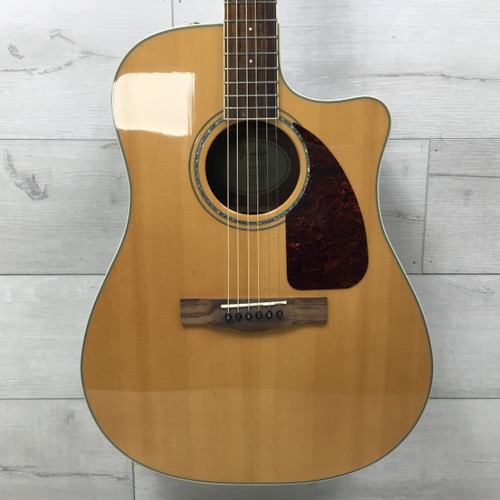 Vist Large View of Product Image Which is Used Fender DG200SCE Solid Top Acoustic/Electric Guitar Natural