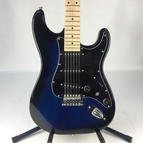 Vist Large View of Product Image Which is Used Glarry STRAT S Type Electric Guitar Blue 6-String