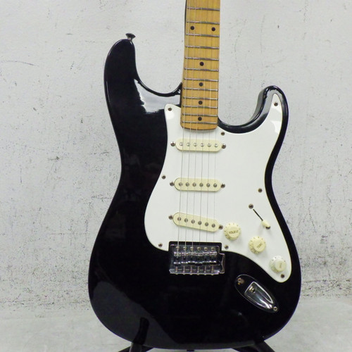 Vist Large View of Product Image Which is Used Harmony H80T STRAT S Type Electric Guitar Black 6-String