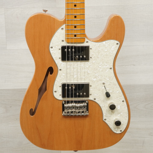 Vist Large View of Product Image Which is Used Squier Classic Vibe 70s Telecaster Thinline Electric Guitar Natural