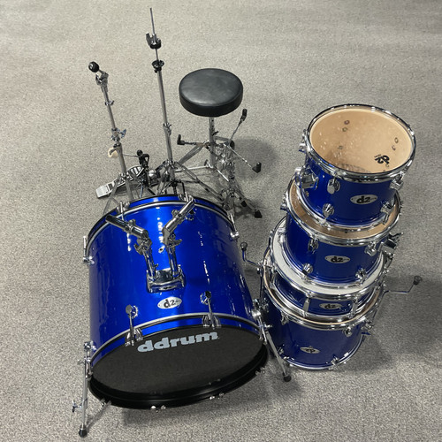 Vist Large View of Product Image Which is Used DDRUM D2 5 PC Drum Set and Hardware