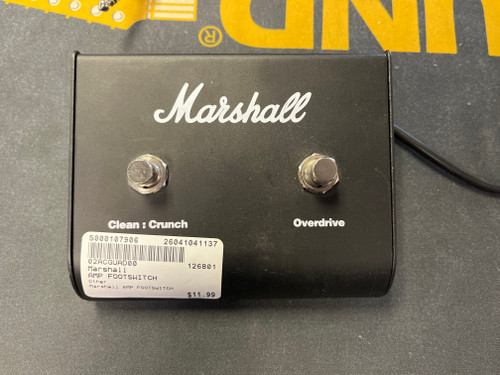 Vist Large View of Product Image Which is Used Marshall AMP FOOTSWITCH Guitar Accessory