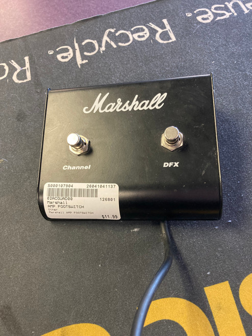 Vist Large View of Product Image Which is Used Marshall AMP FOOTSWITCH Guitar Accessory