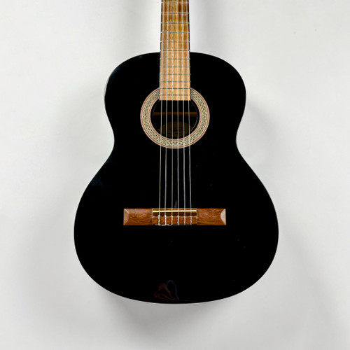 Vist Large View of Product Image Which is Used Lucero LC100BK Classical Guitar Black