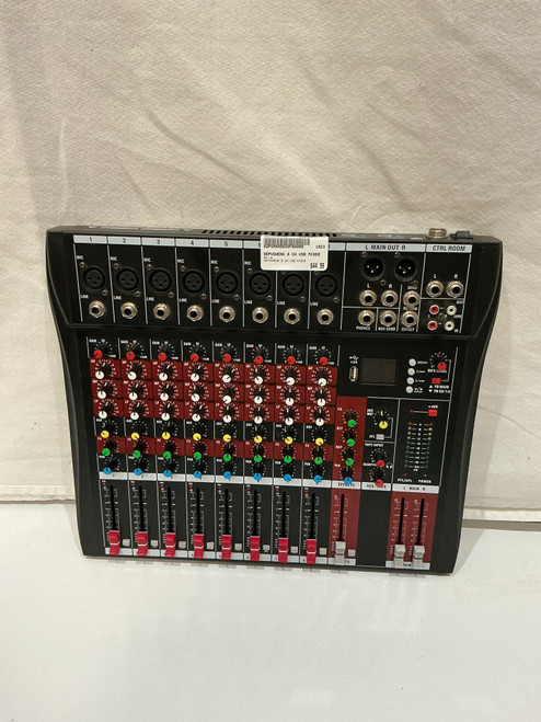 Vist Large View of Product Image Which is Used DEPUSHENG 8 CH USB MIXER Compact Mixer