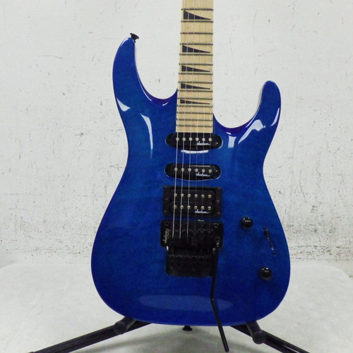Vist Large View of Product Image Which is Used Jackson JS34Q Super S Electric Guitar Blue 6-String