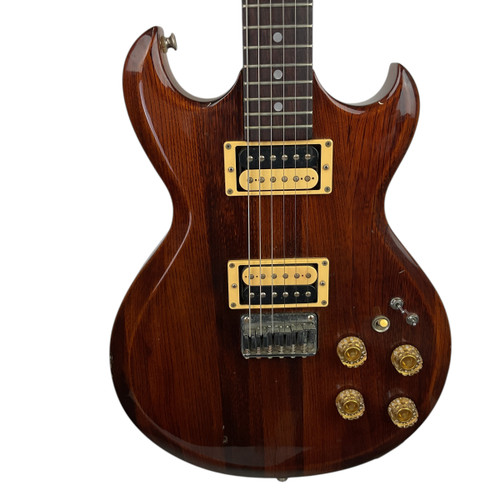 Vist Large View of Product Image Which is Used Aria Pro CS-350 Double Cut Electric Guitar Wood 6-String