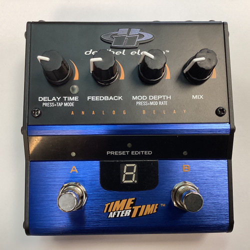 Vist Large View of Product Image Which is Used Decibel Eleven TIME AFTER TIME Delay Pedal