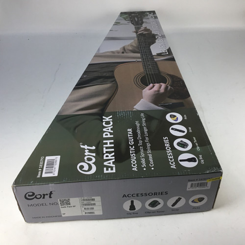 Vist Large View of Product Image Which is Used Cort EARTH PACK-OP PACK Solid Top Acoustic Guitar Natural