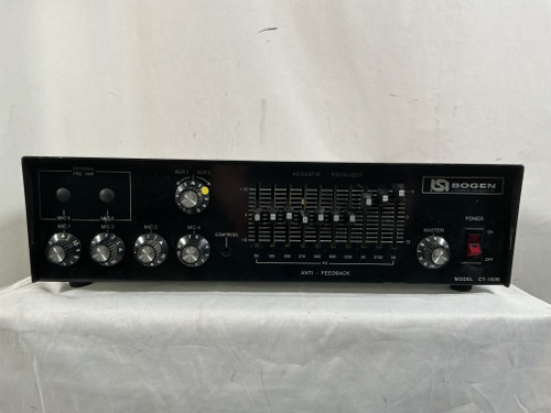 Vist Large View of Product Image Which is Used Bogen CT-100B PREAMP AND EQ Power Amplifier