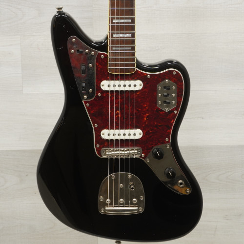 Vist Large View of Product Image Which is Used Squier Classic Vibe 70s Jaguar Electric Guitar Black