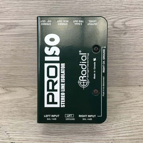 Vist Large View of Product Image Which is Used Radial Engineering Pro-ISO Stereo Line Isolator