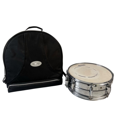 Vist Large View of Product Image Which is Used Brandless  14" X 5" Steel Snare Drum W/ Bag & Mute