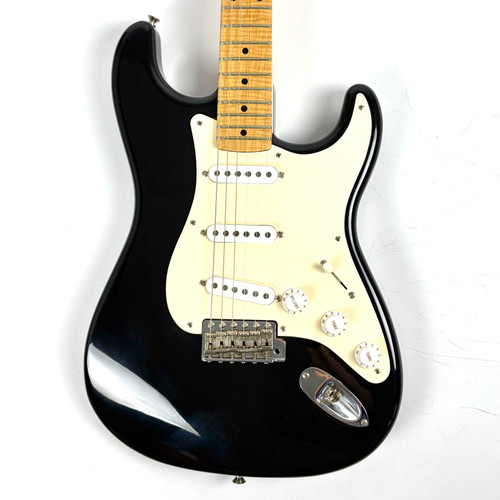 Vist Large View of Product Image Which is Used Fender 2004 Custom Shop 56 Stratocaster NOS AA Flame  Electric Guitar Black 6-String