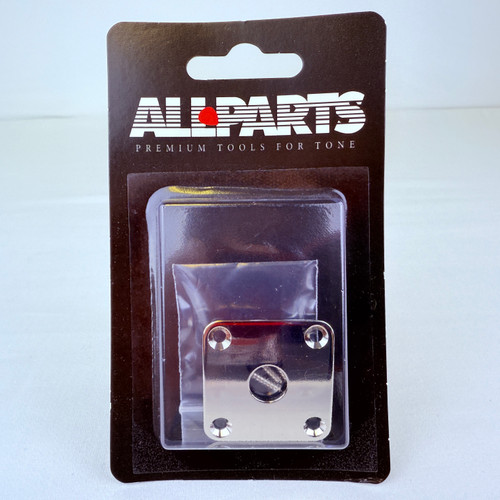 Allparts Nickel Metal Jackplate Les Paul w/Screws  41121-ALL-AP-0633-001